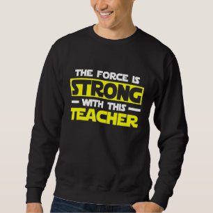 Sudadera Niño Chica Cute La Fuerza Es Fuerte Con Este M