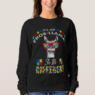 Sudadera Niño Chica De Conciencia Sobre El Autismo De Llama