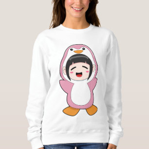 Sudadera Niño con traje de pingüino