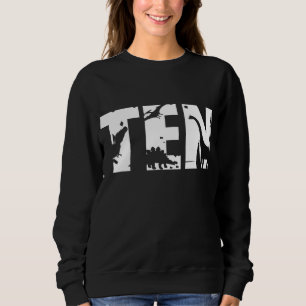 Sudadera Niño de 10 años de edad Dinosaur T Rex Gift 10