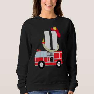 Sudadera Niño de 11 años es mi onceavo coche de bomberos F
