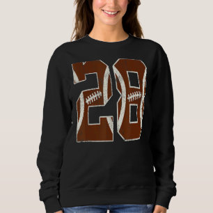 Sudadera Niño de 28 años, novio de fútbol, Chica de 28 años