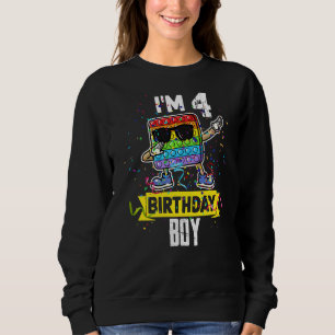 Sudadera Niño de 4 años Guay 4º Nacimiento Pop It Dab