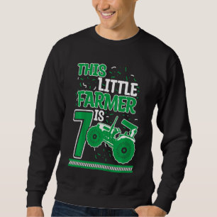 Sudadera Niño de 7 años Tractor Pequeño Agricultor de 7 año