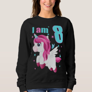 Sudadera Niño De 8 Años De 8 Años De Edad Chica Unicornio