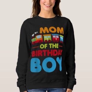Sudadera Niño de cumpleaños de ferrocarril, madre del tren 