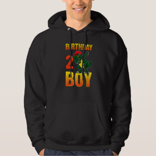 Sudadera Niño De Cumpleaños Dinosaurio Dabbing De 2 Años Co