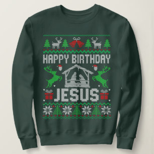 Sudadera Niño de cumpleaños Jesús Navidades feos y gracioso