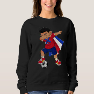 Sudadera Niño de la bandera de Costa Rica con baldaquín