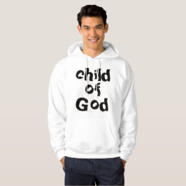 Sudadera Niño de la Biblia de Dios cita a blanco