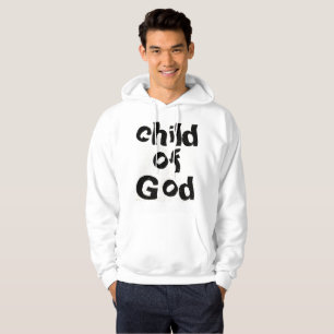 Sudadera Niño de la Biblia de Dios cita a blanco