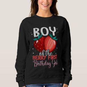 Sudadera Niño de la familia del Chica del primer cumpleaños