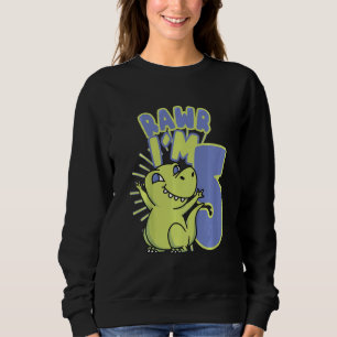 Sudadera Niño Dino De 5 Años Por Quinto Cumpleaños Rex Dino