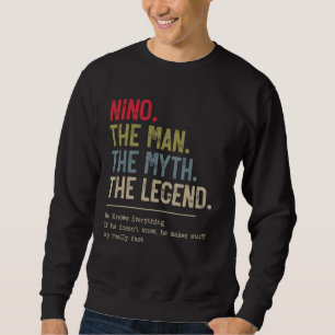 Sudadera Nino El Hombre El Mito La Leyenda Que Conoce A Tod