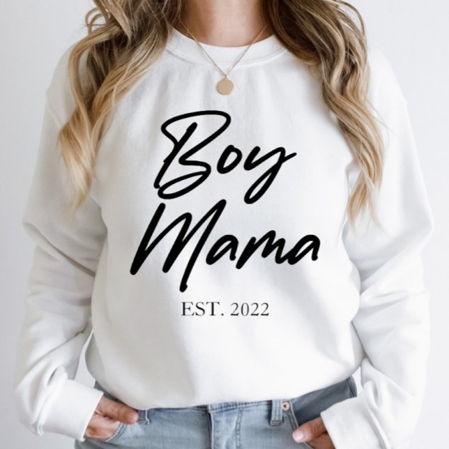 Sudadera Niño Mamá Personalizado Este. Año Mamá Mímica Míni (Subido por el creador)