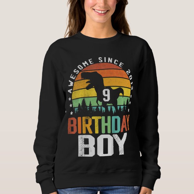 Sudadera Niño: Noveno niño de cumpleaños increíble desde 20 (Anverso)