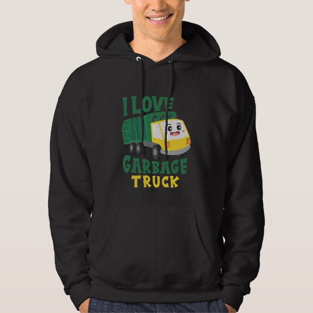Sudadera Niño pequeño amante de Guay Garbage Truck (Anverso)