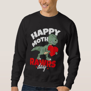 Sudadera Niño por mamá dinosaurio feliz día de la madre