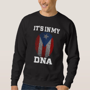 Sudadera Niño puertorriqueño Chica está en mi ADN Puerto Ri