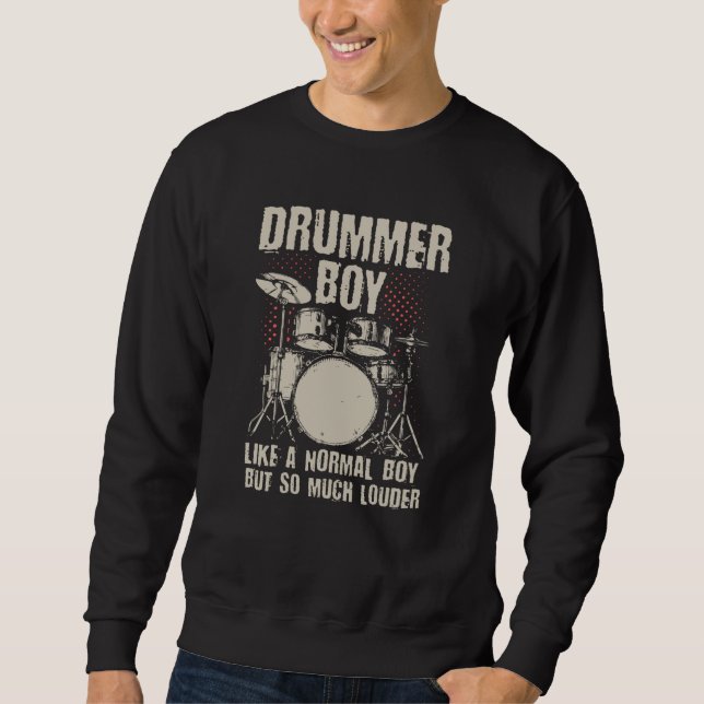 Sudadera Niño tamborilero| Dones de tambor (Anverso)