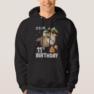 Sudadera Niños 11 Años Chica Sloth Fiesta Cute Sloth 11