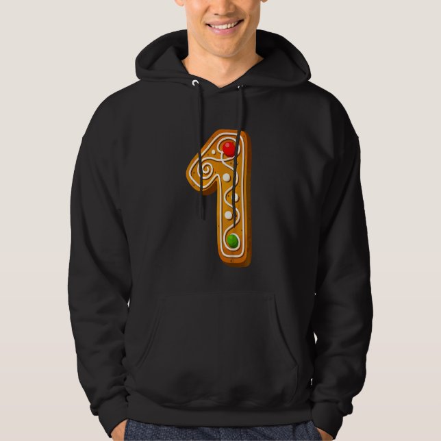 Sudadera Niños 1 Navidades de capital más conocidos Cookie  (Anverso)