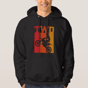 Sudadera Niños 2º cumpleaños Niños 2 Motocross de bicicleta