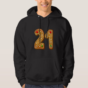 Sudadera Niños 21 alfabeto de galletas de Navidad más lind