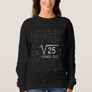 Sudadera Niños 5 Cumpleaños Matemático 5 Años Raíz cuadrada