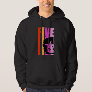 Sudadera Niños 5 Hoy Reina Chica Negra Retro 5 Cabello Afro