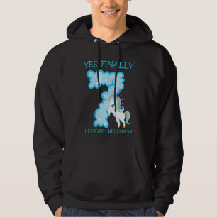 Sudadera Niños 7 Ballo de Unicornio de la Fiesta de los Sie