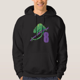 Sudadera Niños 8 Años Reptil Mascota de Lizard del partido 