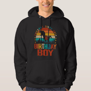 Sudadera Niños 8 cumpleaños Dinosaurio Niño de 8 años Chica