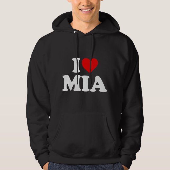 Sudadera Niños A Los Que Amo Mia Por Niños Pequeños Chicas  (Anverso)