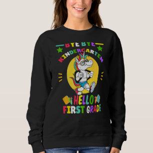 Sudadera Niños Adiós adiós jardín infantil Hola primer grad