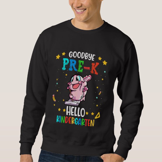 Sudadera Niños Adiós Pre K Hello Kindergarten (Anverso)