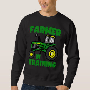 Sudadera Niños Agricultores De Tractores De Niños En Tracto