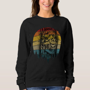 Sudadera Niños Alpaca Hombres Mujeres Chicas Vintage Retro