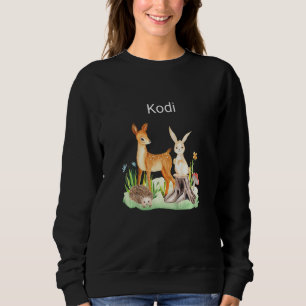 Sudadera Niños Animal ciervo conejo erizo Kodi