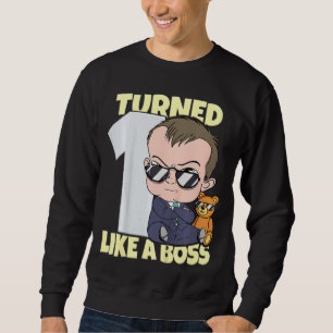 Sudadera Niños bebé Chica de primer cumpleaños 1 año como u