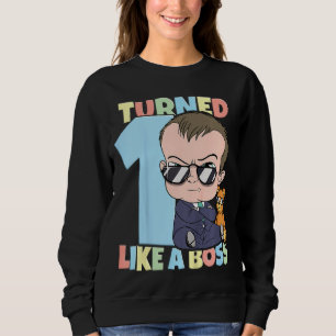 Sudadera Niños bebé Chica de primer cumpleaños 1 año como u