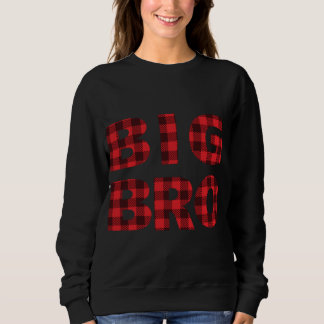Sudadera Niños Big Bro Red Búfalo Tapado Regalo Para New Bi