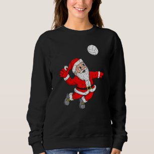 Sudadera Niños Chicas de voleibol navidades Santa Claus T