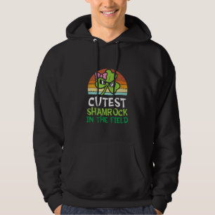 Sudadera Niños Chicas St Patricks Day Cutest Shamrock