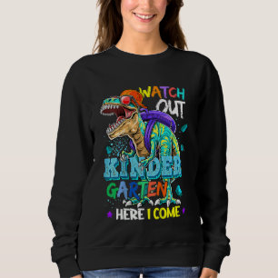 Sudadera Niños Cuidado Jardín de Infancia Aquí Vengo Dinosa