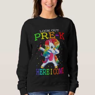 Sudadera Niños Cuidado Pre K Aquí Vengo Haciento El Dabbing