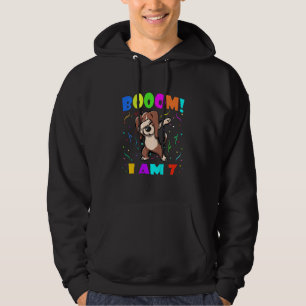 Sudadera Niños Dabbing Beagle Booom Soy 7 Niños Chicas 7º B