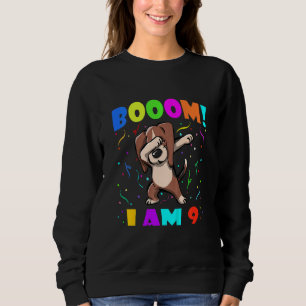 Sudadera Niños Dabbing Beagle Booom Soy 9 Niños Chicas 9º B