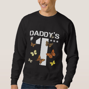 Sudadera Niños Daddys Número Uno Ventilador Con Mariposas Y
