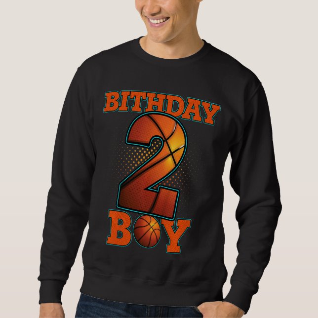 Sudadera Niños de 2 años de edad Fiesta de 2º cumpleaños (Anverso)